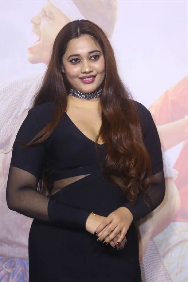 Telugu Actress Ankita Kharat at Raju Yadav Movie Trailer Launch